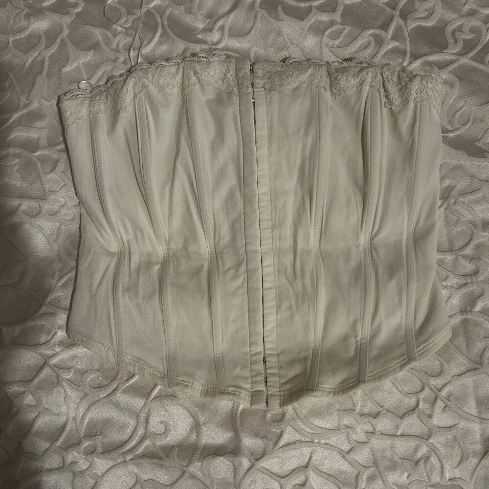 Garage sleeveless corset top